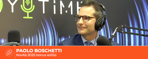 Paolo Boschetti - Novit&agrave; 2025 bonus edilizi | Story time
