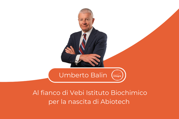 Umberto Balin al fianco di Vebi per la nascita di Abiotech Institute srl